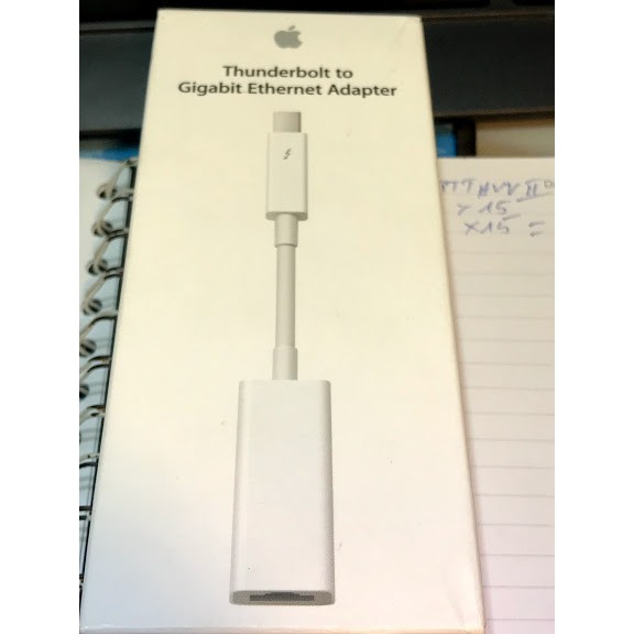 Dây Cáp Apple Thunderbolt Gigabit Ethernet Adapter (MD463LL/A)- Hàng xách tay