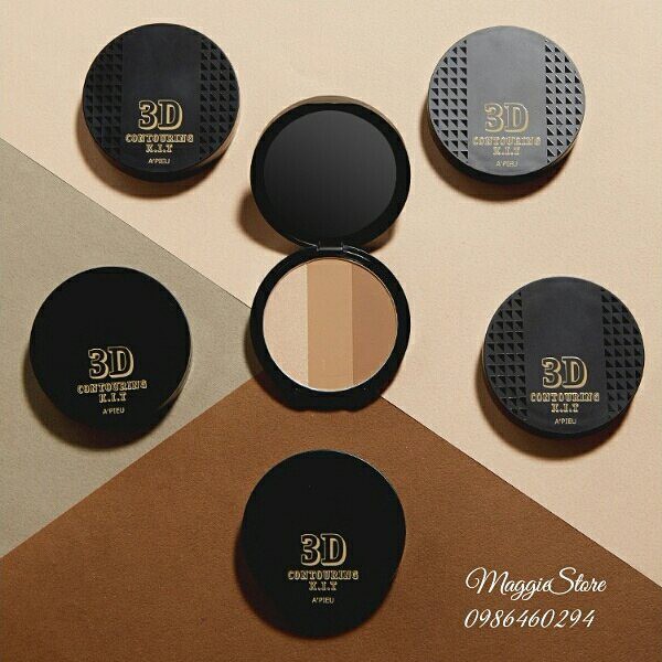 Phấn khối Apieu 3D 3 ô