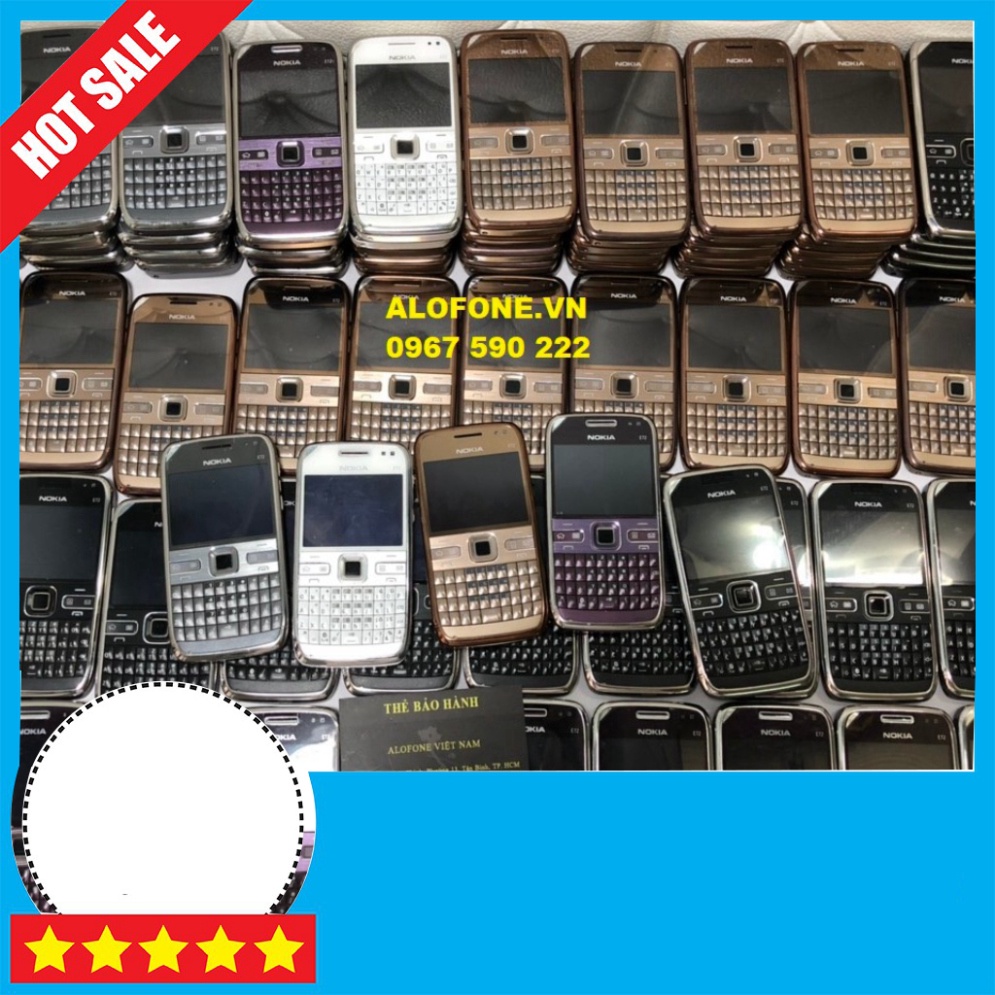 HOT SALE Điện Thoại Nokia E72 Wifi 3G Bảo Hành 12 Tháng Chơi Game online )(*