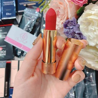 SON GUCCI ROUGE MATTE LIPSTICK MÀU 25 đỏ cổ điển