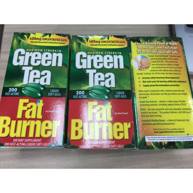 VIÊN UỐNG GIẢM CÂN TRÀ XANH GREEN TEA FAT BURNER USA