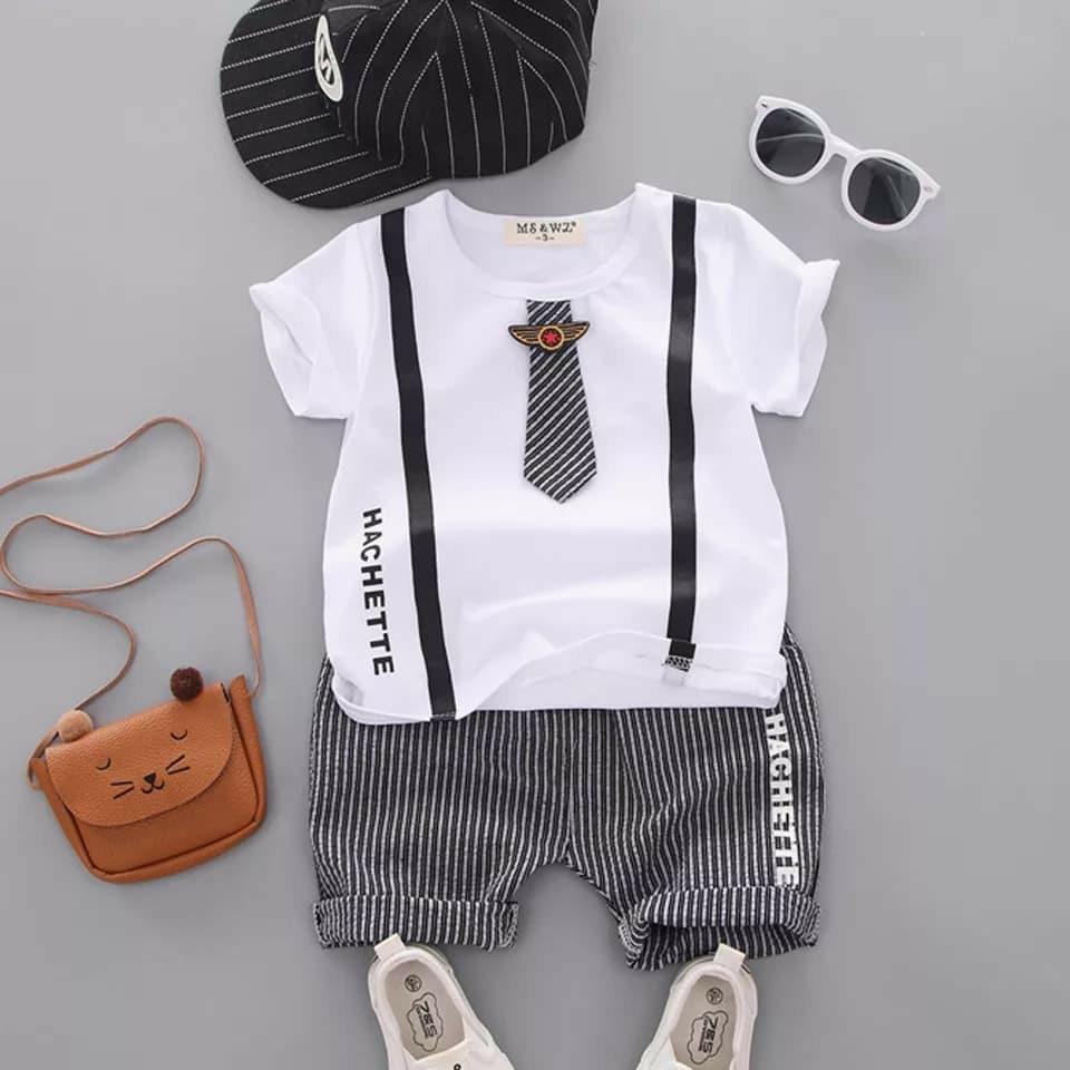 Đồ bộ cà vạt cho bé trai