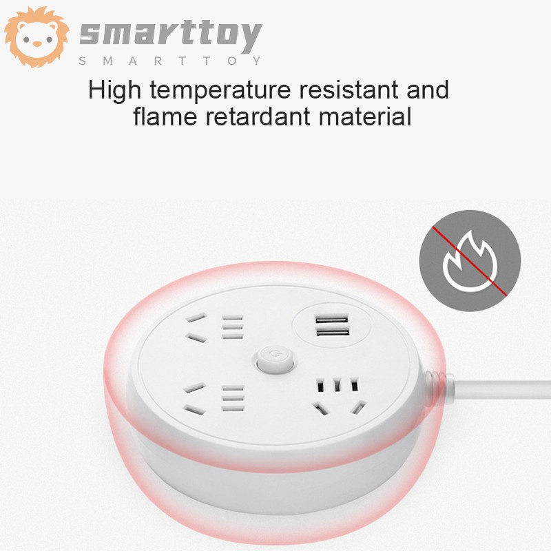 Ổ cắm điện với dây nguồn có thể thu gọn cổng usb thông minh cho du lịch/nhà/văn phòng | BigBuy360 - bigbuy360.vn