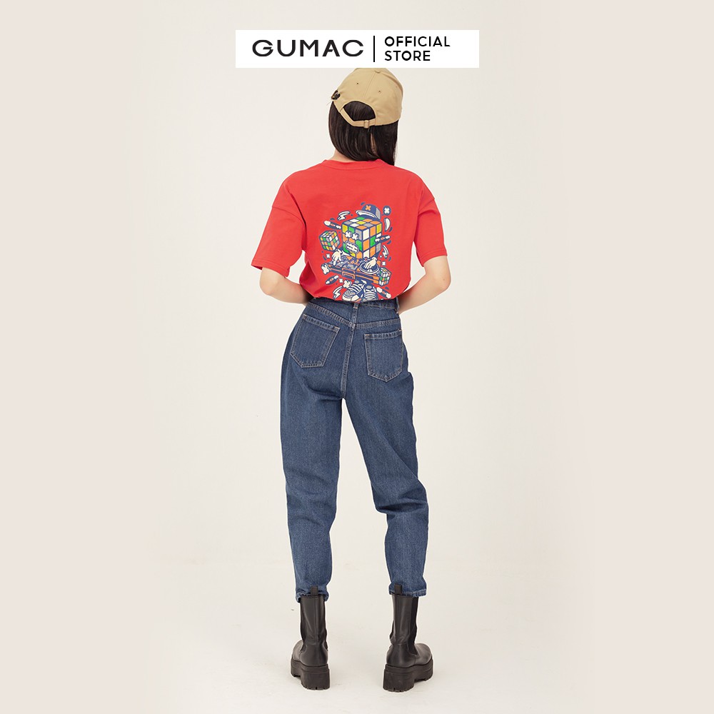 Áo thun nữ in chữ Gumac form basic trẻ trung, thời trang unisex ATB388 | BigBuy360 - bigbuy360.vn