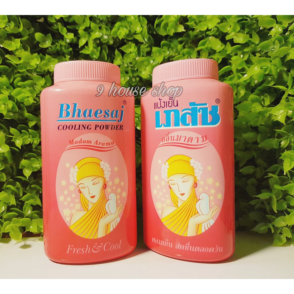 Phấn lạnh Bhaesaj Thái Lan 50gr (Cooling Powder) - Madam Aroma