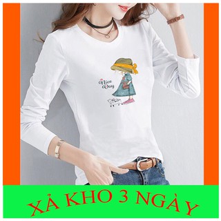 [ CỰC ĐẸP ] Áo thun nữ dài tay thu đông