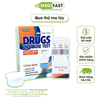 Que Thử Ma Túy Tổng Hợp - Que Thử 4 Chất Gây Nghiện - Test Thử Ma Túy Các Loại Drugs of Abuse test