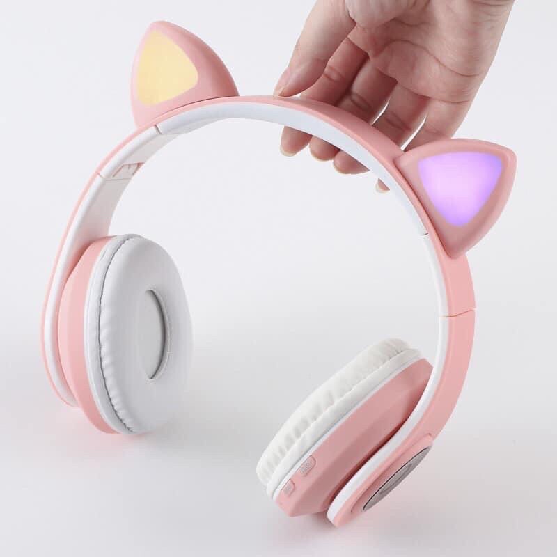 Tai nghe Bluetooth - Tai nghe Mèo chụp