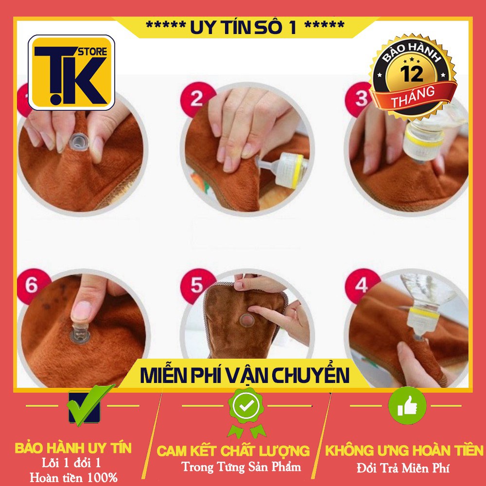 [Hàng Loại 1] TÚI SƯỞI - TÚI CHƯỜM TAY CỰC ẤM HÌNH THÚ BÔNG NGỘ NGHĨNH .