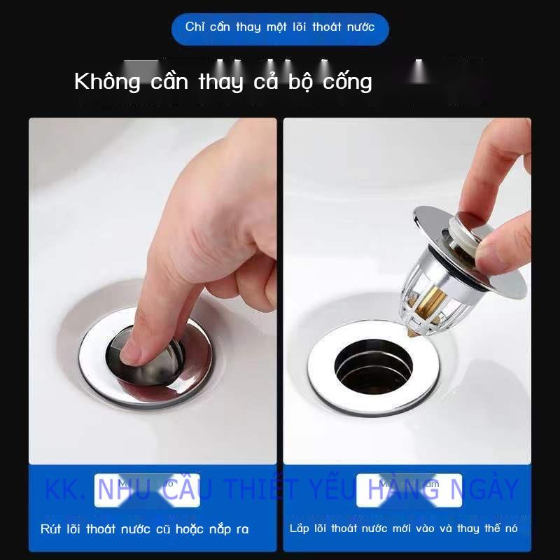 Chậu rửa dội lại bộ lọc khử mùi thoát nước đa năng báo chí cắm và chạy chống rò rỉ mới