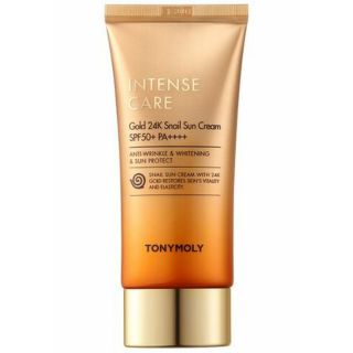 Kem chống nắng ốc sên vàng 24k Tonymoly Intense Care Gold 24k Snail Sun Cream