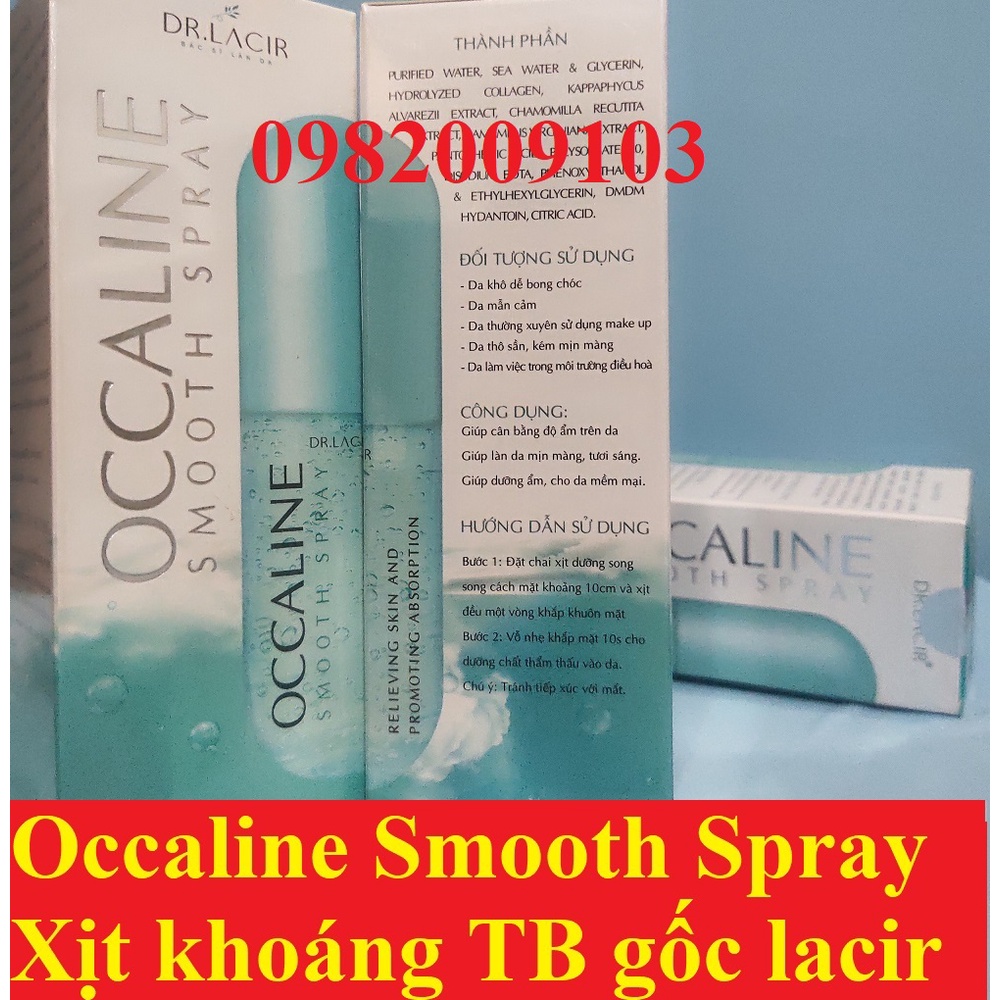 Xịt Khoáng Dưỡng Tế Bào Gốc Drlacir,DR LACIR 130ml,chăm sóc da,tăng sinh collagen,giúp đàn hồi da,co nhỏ lỗ chân lông