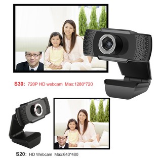 HD 720P Megapixels USB 2.0 Webcam Camera with MIC for Computer PC Laptops