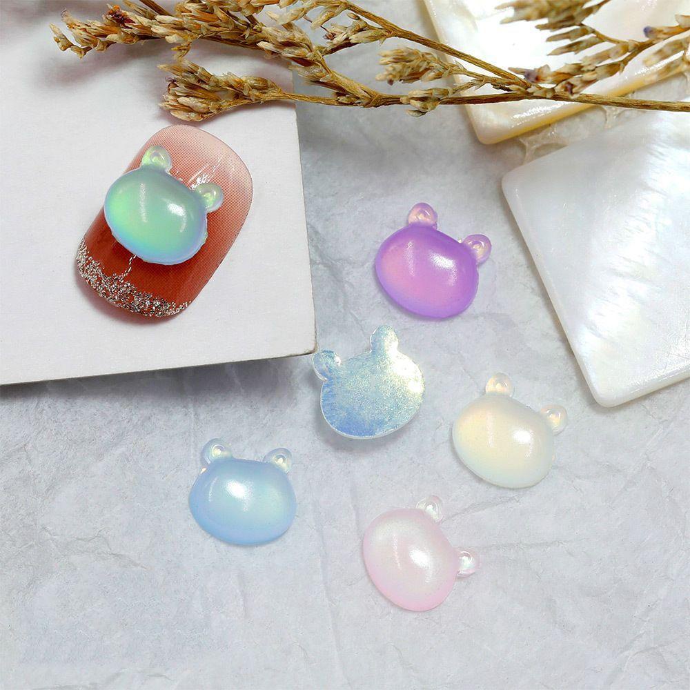 Phụ Kiện Trang Trí Móng Tay 3D Hình Thỏ Gấu Dễ Thương DIY