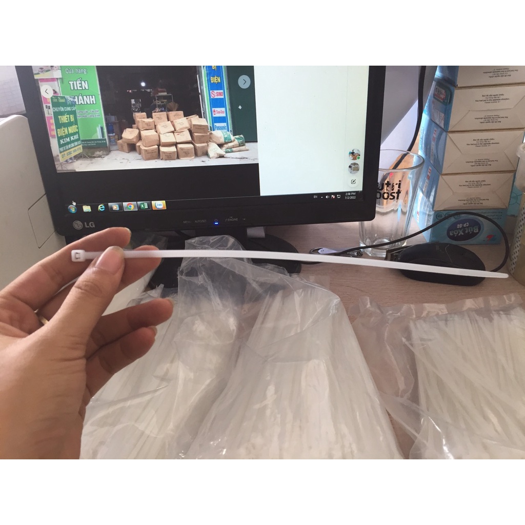 Dây thít nhựa/dây rút nhựa size 100,150,200,250,300,400mm