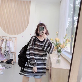 ÁO KẺ THỤC TAY DÀI SIÊU HÓT HÍT