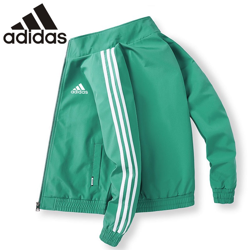 Áo khoác họa tiết adidas chất liệu nhanh khô chống gió cao cấp cho nam nữ