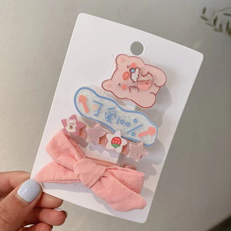 Kẹp Tóc Bb 2021 Họa Tiết Hoạt Hình Dễ Thương Cho Bé Gái Mới