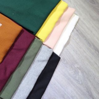 Áo len tăm gân cộc tay mềm
