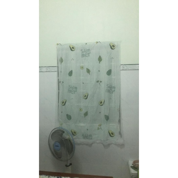 Rèm cửa sổ xanh bơ, rèm dán tường tiện lợi-che nắng và đẹp phòng giá rẻ- Gia Ân