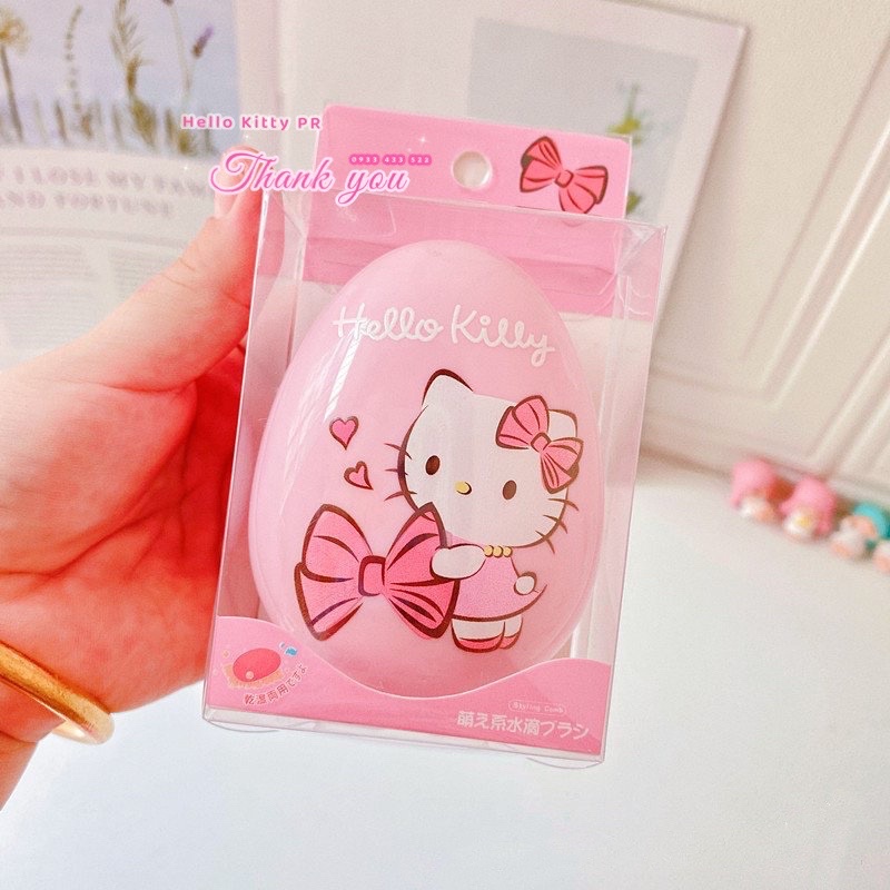 Lược massage, lược chải tóc Hello Kitty