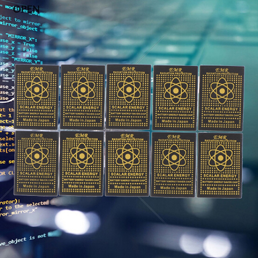 Op 10 Miếng Dán Chống Bức Xạ EMR Sò Điệp Cho Điện Thoại Bảo Vệ Sức Khỏe my