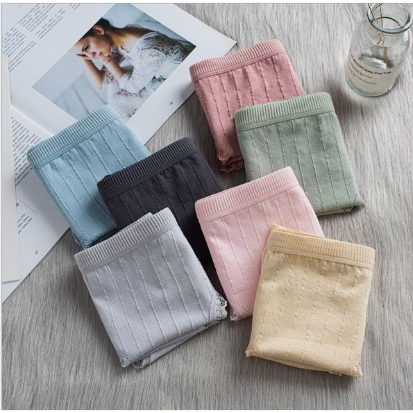 [ĐƯỢC CHỌN 11 MÀU] Quần chip lót nữ kháng khuẩn cotton gân thun lạnh dễ thương sexy gợi cảm rẻ đẹp YLY09 | BigBuy360 - bigbuy360.vn