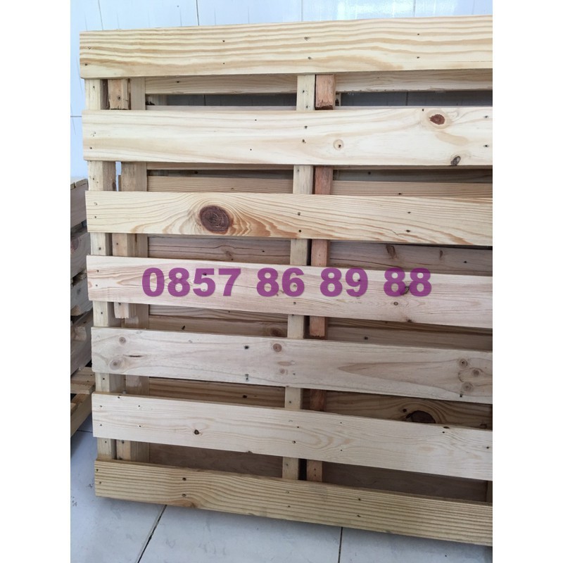 [Giá Xưởng] Giường Pallet Gỗ Thông/ Giường Ngủ Pallet Gỗ Thông Gấp Gọn / Pallet Kê Nệm 1mx2m - 2mx2m