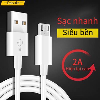 Cáp dữ liệu Micro USB 1M / 2M / 3M / 5M 2A Sạc nhanh Android cho Xiaomi Redmi Cáp dữ liệu dài