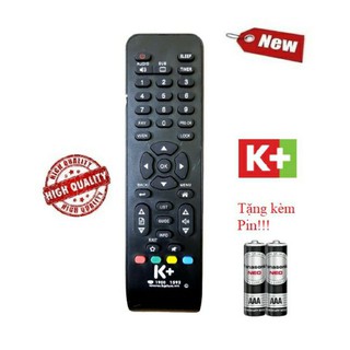 Điều khiển đầu thu truyền hình số vệ tinh K+ kplus - Hàng tốt