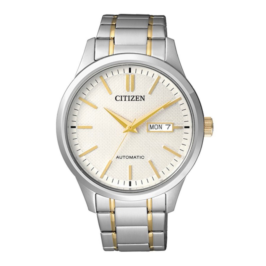 Đồng Hồ Nam Citizen Dây Thép Không Gỉ NH7524-55A - Mặt Trắng