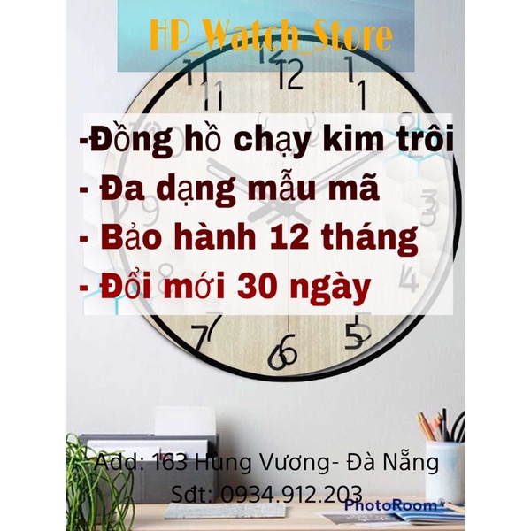 ĐỒNG HỒ TREO TƯỜNG DECOR, ĐỒNG HỒ KIM CHẠY TRÔI; thiết kế phòng khách, văn phòng làm việc, phòng ngủ.