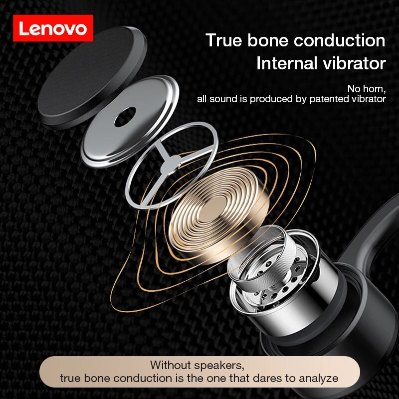 Tai nghe Bluetooth không dây LENOVO X4 âm thanh nổi thông minh giảm tiếng ồn với micro và thời lượng pin siêu dài