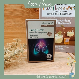 Viên uống thải độc phổi Vitatree 60 viên - Lung Detox Vitatree Úc