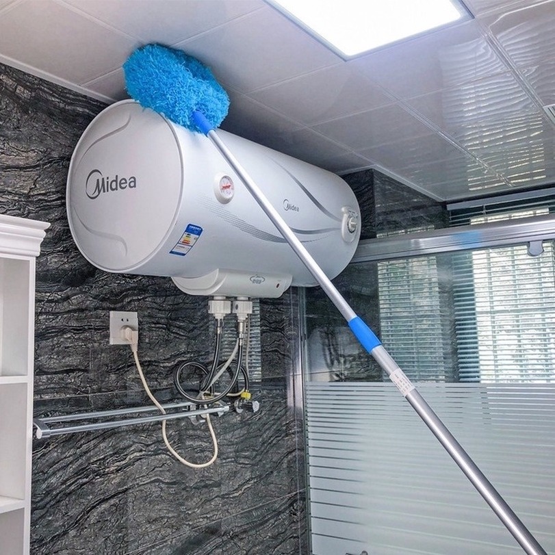 CHỔI LÔNG KÉO DÀI 145CM, cây cọ quét bụi thu gọn, dụng cụ vệ sinh quạt trần nhà cửa trên cao, cleaning stuff cleaner