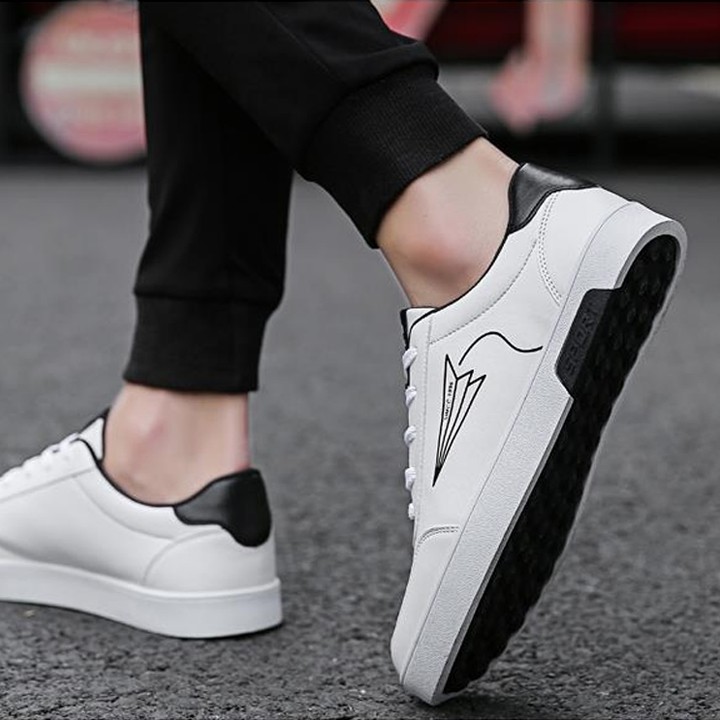 Giày sneaker thể thao nam cổ thấp tàu bay N69 - tặng 01 lọ tẩy giày