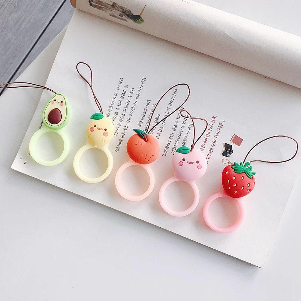 Ốp Điện Thoại Họa Tiết Trái Cây Kèm Móc Xỏ Ngón Cho TAYLOR1