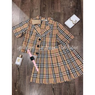[Ảnh thật] Bigsize SET VEST VÁY BBR Siêu cute