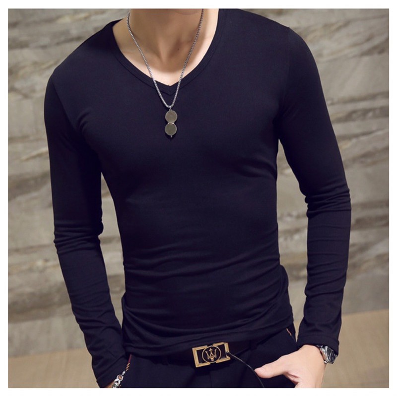 Áo thun dài tay nam - áo  thu đông nam mẫu mới 2020 | BigBuy360 - bigbuy360.vn