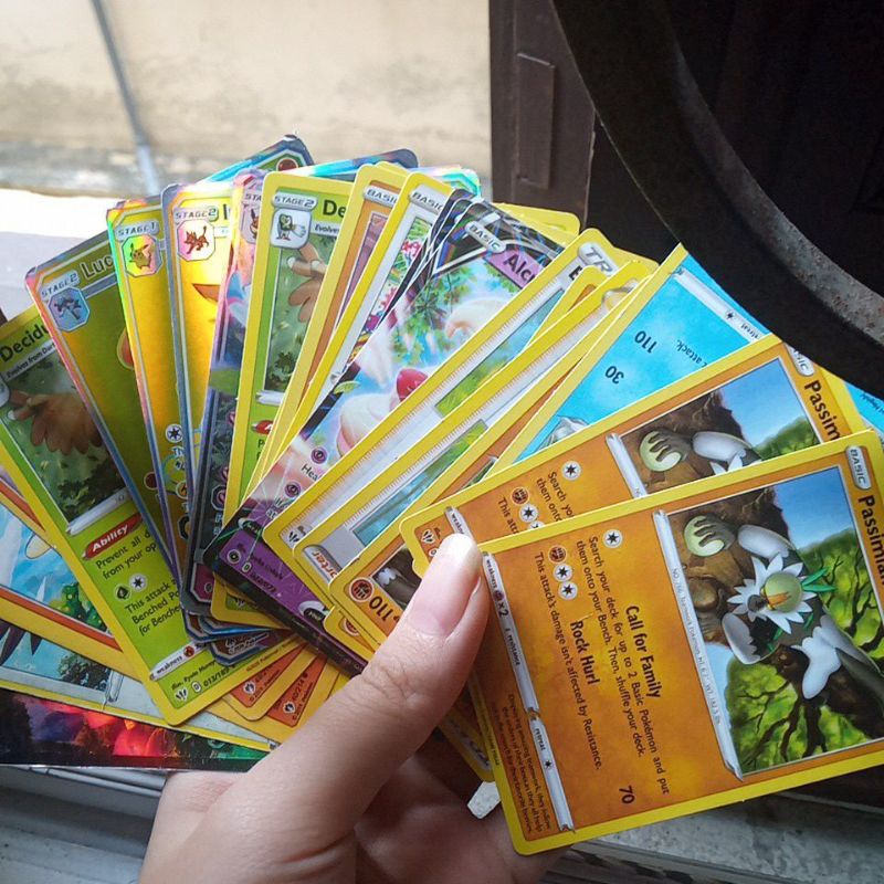 combo 25 thẻ sưu tầm pokemon