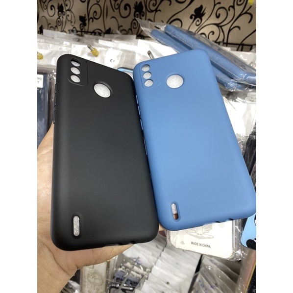 Ốp lưng Tecno Spark 6 Go dẻo màu ,ốp da