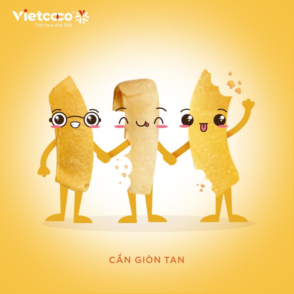 Dừa Sấy Giòn VIETCOCO Snack Dừa Vị Tỏi Ớt Và Nguyên Vị , Dùng Ăn Vặt, Dùng Chung Với Nước Giải Khát, Làm Bánh -Hũ 100gr | BigBuy360 - bigbuy360.vn