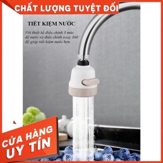 Đầu gắn vòi rửa bat tăng áp- 3 chế độ nước xoay 360 độ, búp tăng áp, đầu vòi rửa chén tăng áp