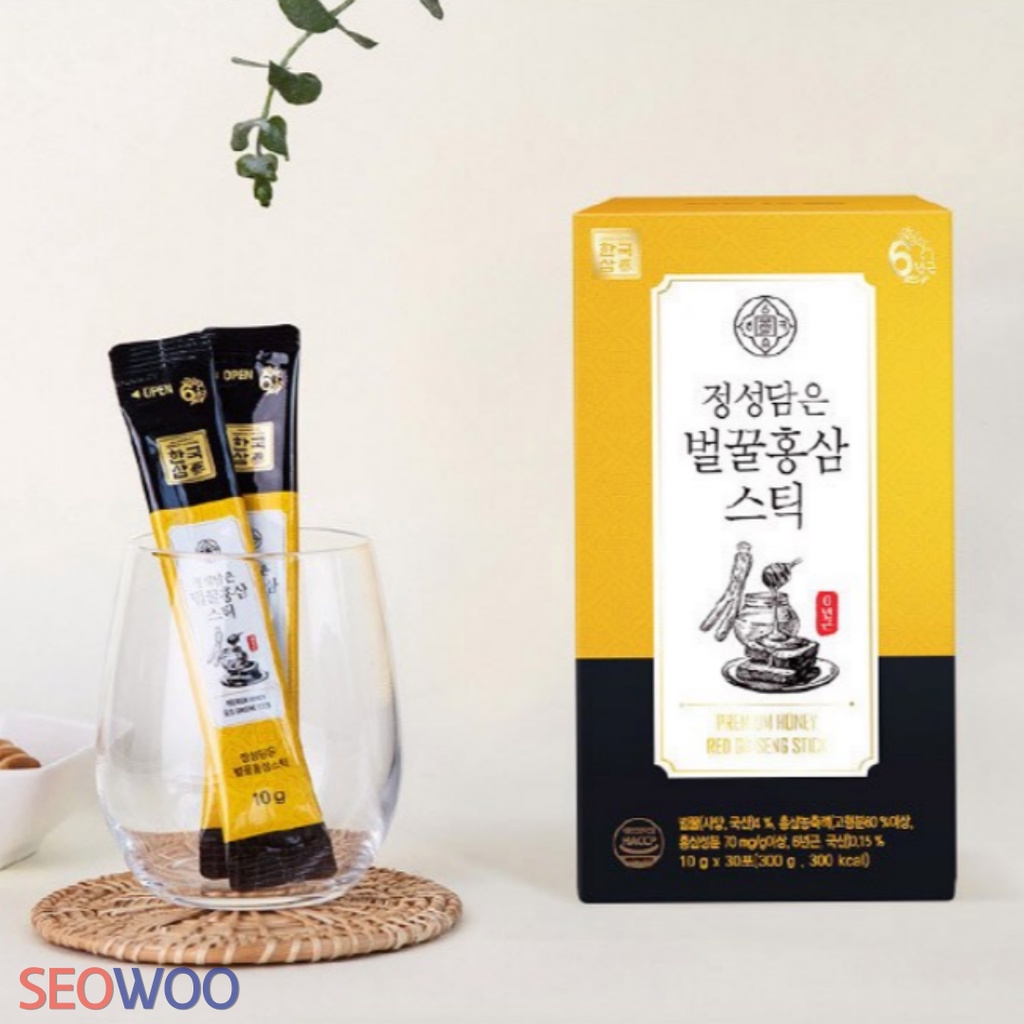 Hồng sâm mật ong Hankooksam Hàn Quốc - 30 gói