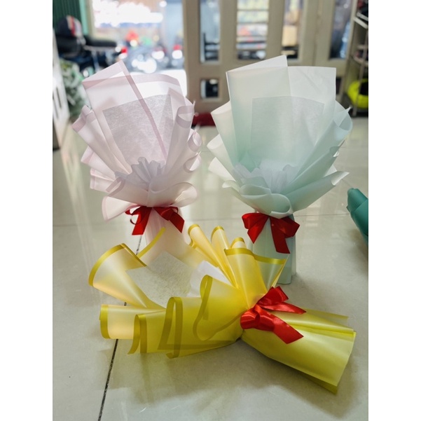 Cốt cắm hoa sáp bó 1 bông, 3-5-7 bông mua về tự cắm hoa vào là xong