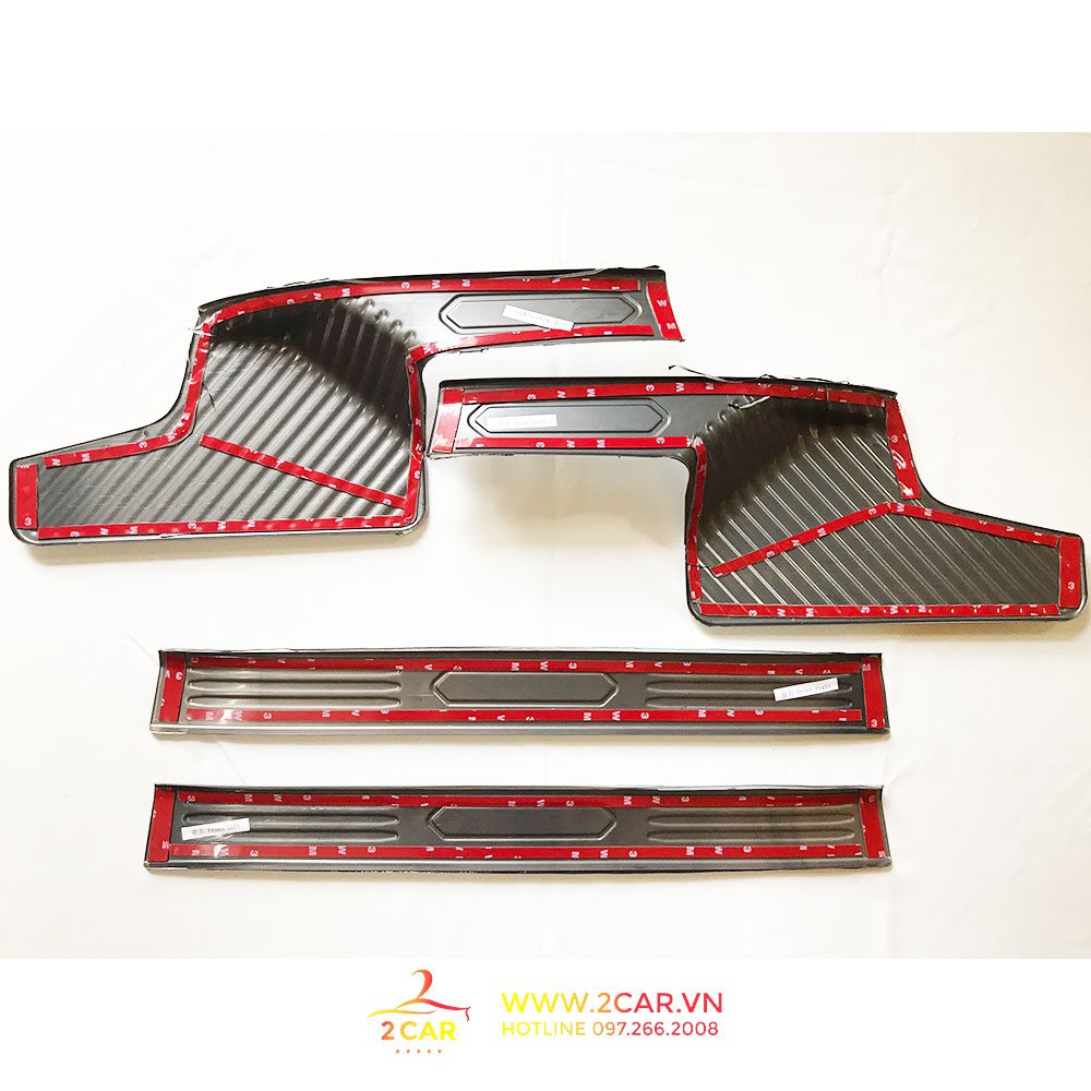 Ốp Bậc Cửa, Nẹp Bước Chân Trong Ngoài Xe Honda CRV 2018- 2021, 2022, 2023 chất liệu Titan cao cấp