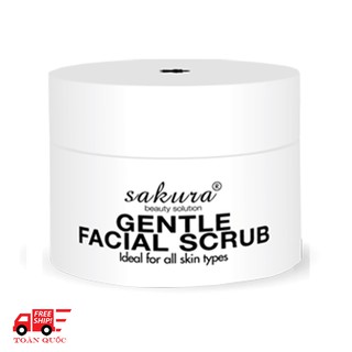 Kem tẩy tế bào chết da mặt Sakura Gentle Facial Scrub 30g