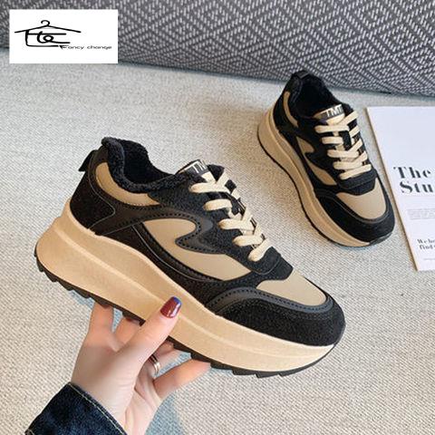 Giày Đế Dày Tăng Chiều Cao Phong Cách Hàn Quốc Độc Đáo Mới