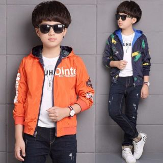 Áo khoác dù 2 mặt dành cho bé trai