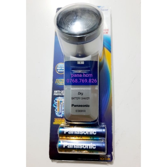 Máy cạo râu panasonic ES6850 (tặng kèm 2 viên pin)
